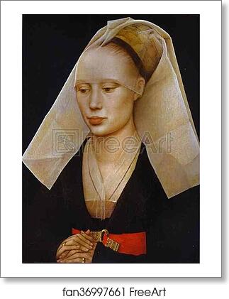 Free art print of Portrait of a Lady by Rogier Van Der Weyden