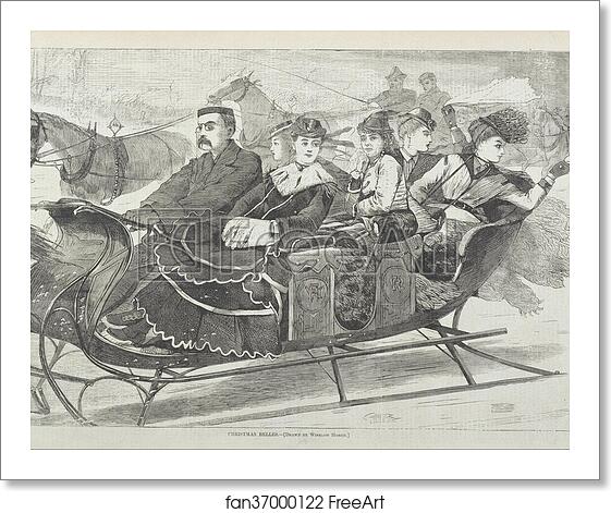 Free art print of Christmas Belles by Winslow Homer