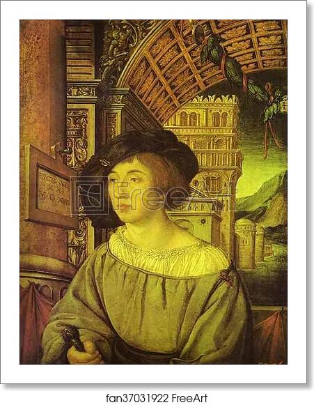 Free art print of Portrait of a Young Man by Ambrosius Holbein
