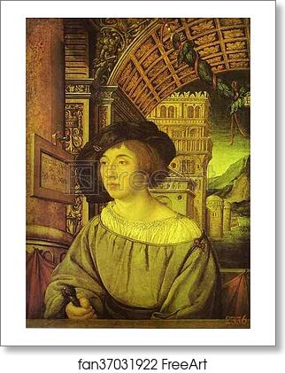Free art print of Portrait of a Young Man by Ambrosius Holbein