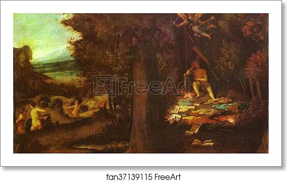 Free art print of Sleeping Apollo, Muses and Fama by Lorenzo Lotto Free art print of Sleeping Apollo, Muses and Fama by Lorenzo Lotto