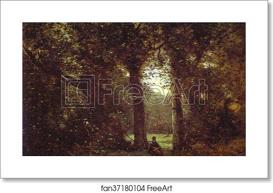 Free art print of The Clearing. Memory of Ville d'Avray by Jean-Baptiste-Camille Corot Free art print of The Clearing. Memory of Ville d'Avray by Jean-Baptiste-Camille Corot