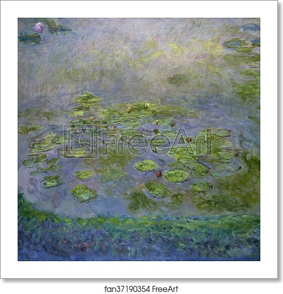 Free art print of Nymphéas [Waterlilies] by Claude Monet