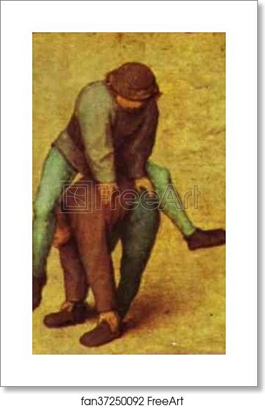 Free art print of Children's Games. Detail by Pieter Bruegel The Elder Free art print of Children's Games. Detail by Pieter Bruegel The Elder
