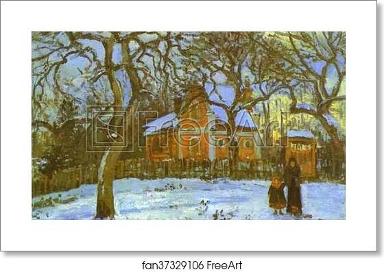 Free art print of Chestnut Trees at Louveciennes by Camille Pissarro Free art print of Chestnut Trees at Louveciennes by Camille Pissarro