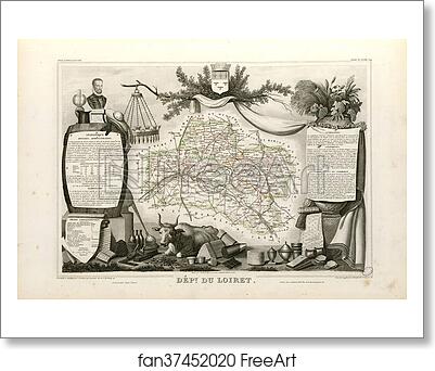 Free art print of Dépt. du Loiret (région du Centre) by Victor Jules Levasseur Free art print of Dépt. du Loiret (région du Centre) by Victor Jules Levasseur