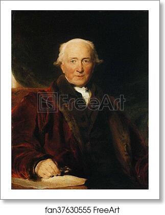 Free art print of Portrait of John Julius Angerstein, Aged Over 80 by Sir Thomas Lawrence