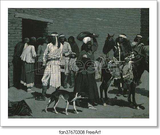 Free art print of Pueblo Indian Village by Frederic Remington Free art print of Pueblo Indian Village by Frederic Remington