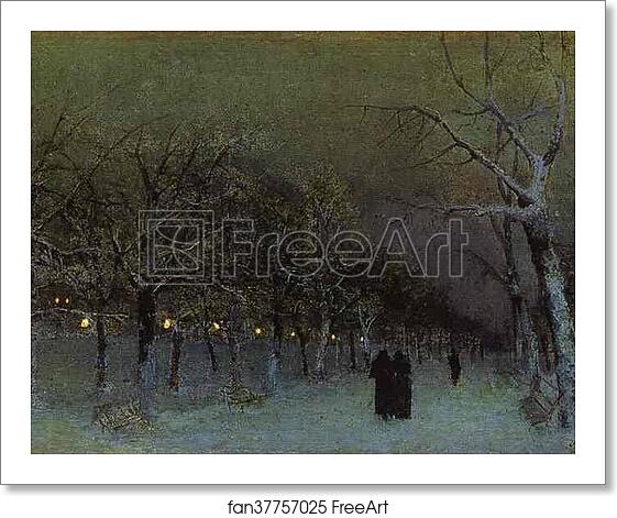 Free art print of Boulevard in the Evening by Isaac Levitan Free art print of Boulevard in the Evening by Isaac Levitan