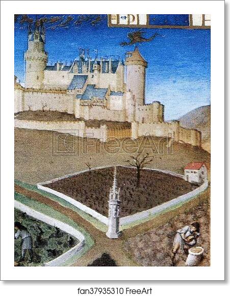 Free art print of Les trÄ�s riches heures du Duc de Berry. March. Château de Lusignan. Detail by Limbourg Brothers Free art print of Les trÄ�s riches heures du Duc de Berry. March. Château de Lusignan. Detail by Limbourg Brothers