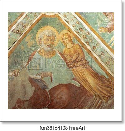 Free art print of Tabernacle of the Madonna delle Tosse: Four Evangelists. Detail by Benozzo Gozzoli Free art print of Tabernacle of the Madonna delle Tosse: Four Evangelists. Detail by Benozzo Gozzoli