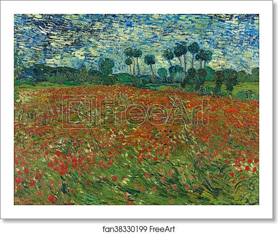 Free art print of Field with Poppies / Poppy field by Vincent Van Gogh Free art print of Field with Poppies / Poppy field by Vincent Van Gogh