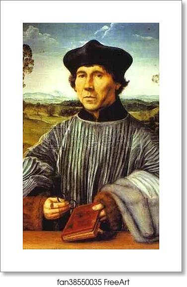 Free art print of Portrait of a Canon by Quentin Massys Free art print of Portrait of a Canon by Quentin Massys