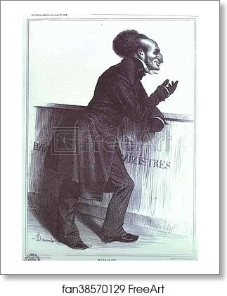 Free art print of Mr. Joliv (Adolphe Joliv) by Honoré Daumier