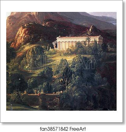 Free art print of Dream of Arcadia. Detail by Thomas Cole Free art print of Dream of Arcadia. Detail by Thomas Cole
