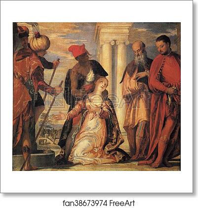 Free art print of The Martyrdom of St. Justina by Paolo Veronese