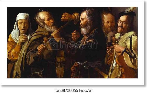 Free art print of The Quarrel of the Musicians by Georges De La Tour Free art print of The Quarrel of the Musicians by Georges De La Tour