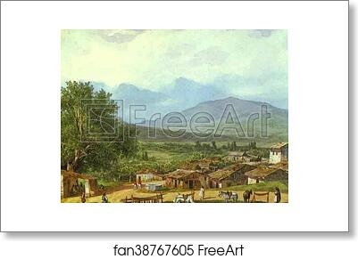 Free art print of Village of San Rocco near the Town of Corfu by Karl Brulloff