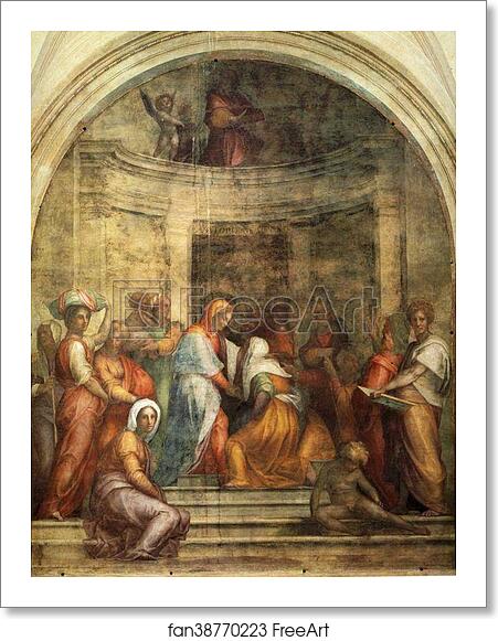 Free art print of The Visitation by Jacopo Carrucci, Known As Pontormo Free art print of The Visitation by Jacopo Carrucci, Known As Pontormo