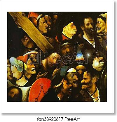 Free art print of Christ Carrying the Cross by Hieronymus Bosch Free art print of Christ Carrying the Cross by Hieronymus Bosch