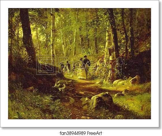 Free art print of A Walk in the Forest by Ivan Shishkin Free art print of A Walk in the Forest by Ivan Shishkin