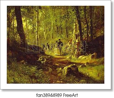Free art print of A Walk in the Forest by Ivan Shishkin