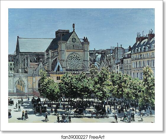 Free art print of St. Germain l'Auxerrois by Claude Monet Free art print of St. Germain l'Auxerrois by Claude Monet