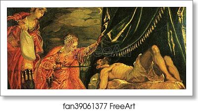 Free art print of Judith and Holofernes by Jacopo Robusti, Called Tintoretto