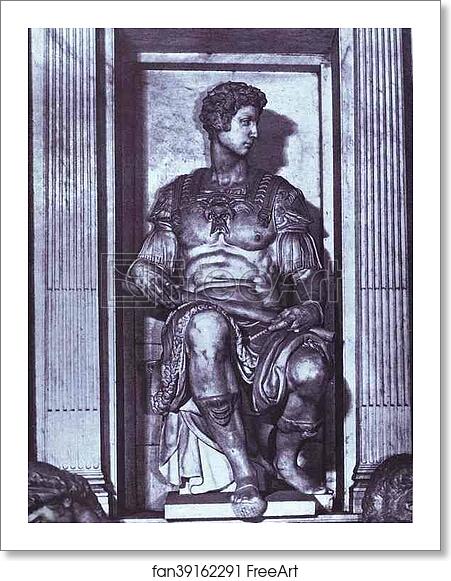 Free art print of Tomb of Giuliano de' Medici. Detail. Giuliano de' Medici by Michelangelo Free art print of Tomb of Giuliano de' Medici. Detail. Giuliano de' Medici by Michelangelo