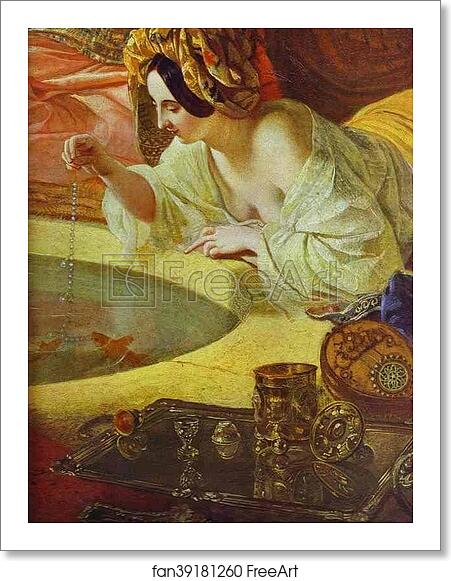 Free art print of Fountain in Bakhchi-Sarai. Detail by Karl Brulloff Free art print of Fountain in Bakhchi-Sarai. Detail by Karl Brulloff