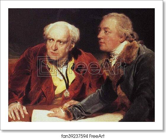 Free art print of Sir Francis Baring, 1st. Bart. (1740-1810), John Baring (1730-1816) and Charles Wall. Detail by Sir Thomas Lawrence Free art print of Sir Francis Baring, 1st. Bart. (1740-1810), John Baring (1730-1816) and Charles Wall. Detail by Sir Thomas Lawrence