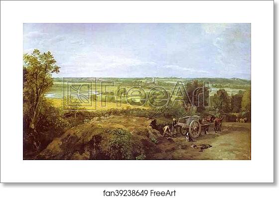 Free art print of View of Dedham by John Constable Free art print of View of Dedham by John Constable