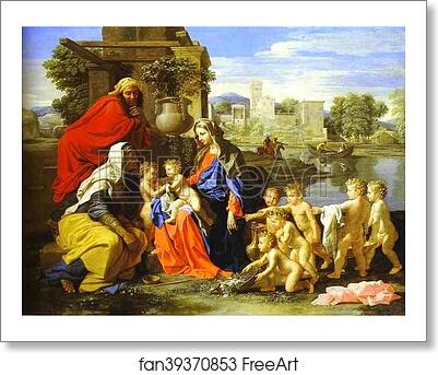 Free art print of The Holy Family by Nicolas Poussin Free art print of The Holy Family by Nicolas Poussin