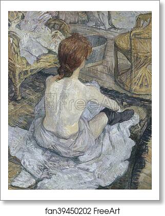 Free art print of Rousse, dit aussi La Toilette by Henri De Toulouse-Lautrec Free art print of Rousse, dit aussi La Toilette by Henri De Toulouse-Lautrec