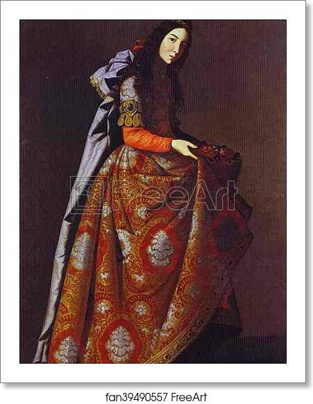 Free art print of St. Casilda by Francisco De Zurbarán Free art print of St. Casilda by Francisco De Zurbarán