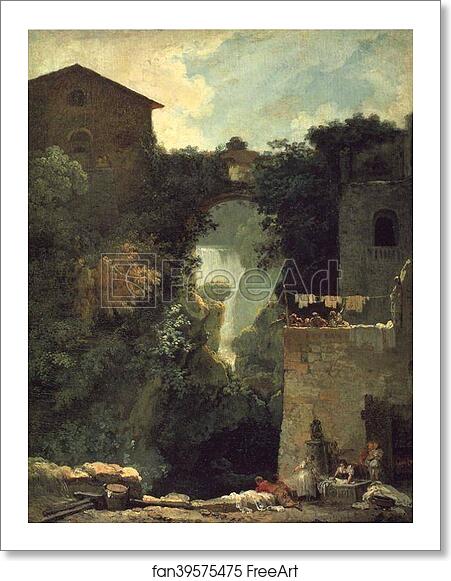 Free art print of The Grand Cascade at Tivoli by Jean-Honoré Fragonard Free art print of The Grand Cascade at Tivoli by Jean-Honoré Fragonard