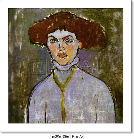 Free art print of Head of a Young Woman by Amedeo Modigliani Free art print of Head of a Young Woman by Amedeo Modigliani