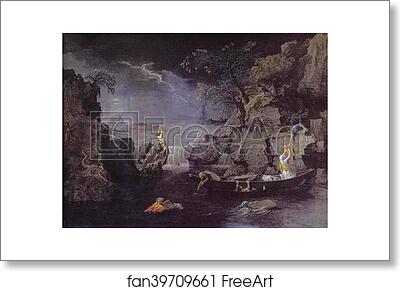 Free art print of Winter. The Deluge by Nicolas Poussin