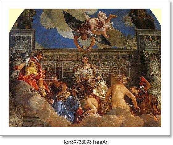 Free art print of Triumph of Venice. Detail by Paolo Veronese Free art print of Triumph of Venice. Detail by Paolo Veronese