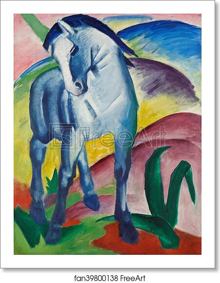 Free art print of Blaues Pferd I by Franz Marc Free art print of Blaues Pferd I by Franz Marc