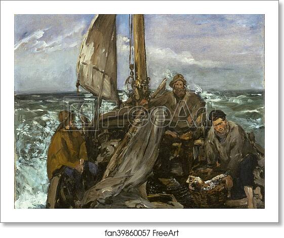 Free art print of The Toilers of the Sea by Édouard Manet Free art print of The Toilers of the Sea by Édouard Manet