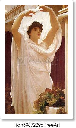 Free art print of Invocation by Frederick Leighton