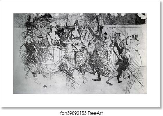 Free art print of Gala at the Moulin Rouge by Henri De Toulouse-Lautrec Free art print of Gala at the Moulin Rouge by Henri De Toulouse-Lautrec