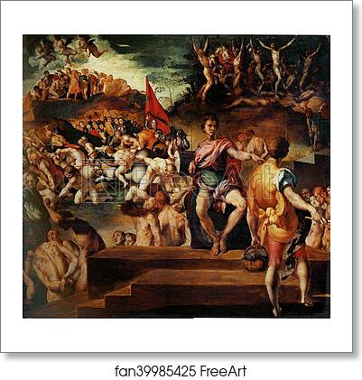 Free art print of Martyrdom of St. Maurice and the Theban Legions by Jacopo Carrucci, Known As Pontormo