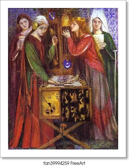 Free art print of The Blue Closet by Dante Gabriel Rossetti Free art print of The Blue Closet by Dante Gabriel Rossetti