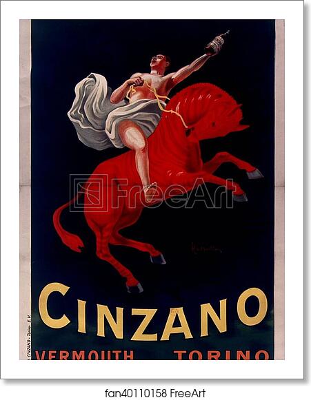 Free art print of Cinzano Vermouth Torino by Leonetto Cappiello Free art print of Cinzano Vermouth Torino by Leonetto Cappiello