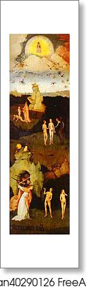 Free art print of Paradise by Hieronymus Bosch