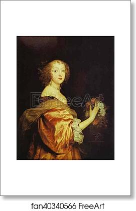 Free art print of Portrait of Lady d'Aubigny by Sir Anthony Van Dyck
