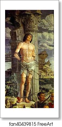Free art print of St. Sebastian by Andrea Mantegna