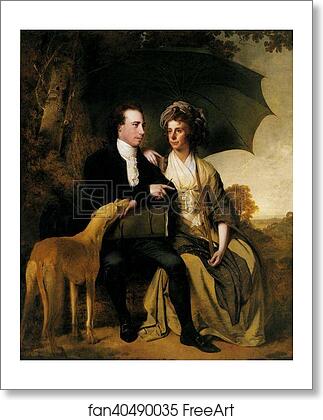 Free art print of Rev. Thomas Gisborne and His Wife Mary by Joseph Wright Of Derby